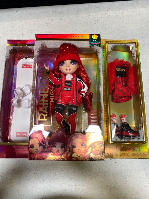 Photo 3 of Rainbow High Winter Break Ruby Anderson Fashion Doll
