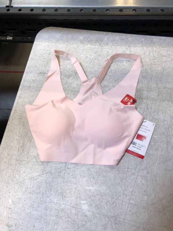 Photo 2 of Skinnygirl 2 Pack V-Neck Laser Wirefree Everyday Comfort Lounge Bralette with Removable Pads---MEDIUM--ITEM IS DIRTY---
