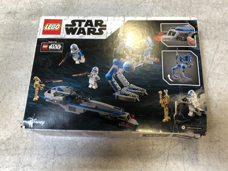 Photo 4 of LEGO Star Wars 501st Legion Clone Troopers 75280 Building Kit (285 Pieces)---BOX AS SOME DAMAGE FROM EXPOSURE---