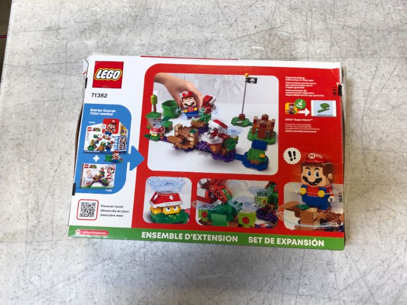 Photo 4 of LEGO Super Mario Piranha Plant Puzzling Challenge Expansion Set 71382 Building Kit (267 Pieces)---BOX HAS SOME DAMAGE FROM EXPOSURE---
