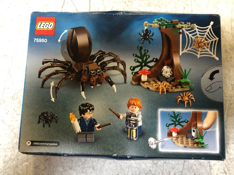 Photo 3 of LEGO Harry Potter and The Chamber of Secrets Aragog's Lair 75950 Building Kit (157 Pieces)---BOX HAS SOME DAMAGE FROM EXPOSURE---