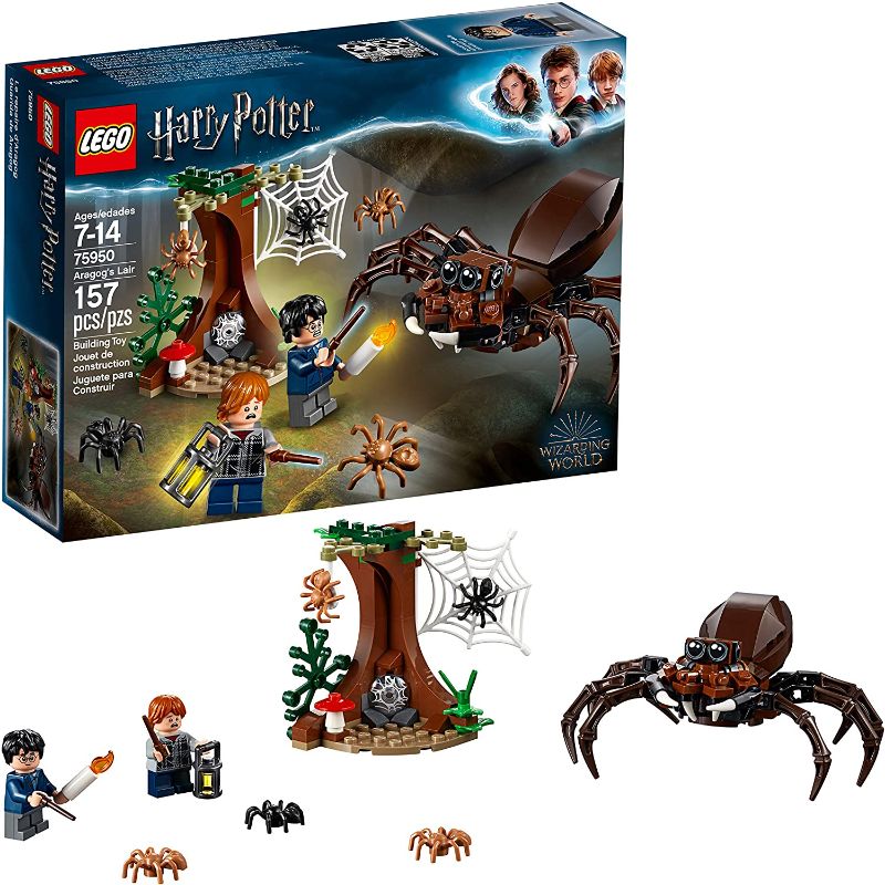 Photo 1 of LEGO Harry Potter and The Chamber of Secrets Aragog's Lair 75950 Building Kit (157 Pieces)---BOX HAS SOME DAMAGE FROM EXPOSURE---