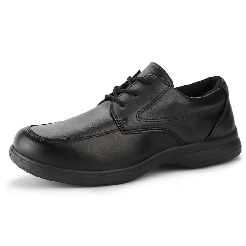 Photo 1 of Hawkwell Boy's School Uniform Dress Shoe---HAS SOME CREASES- SIZE 13 LITTLE KID---