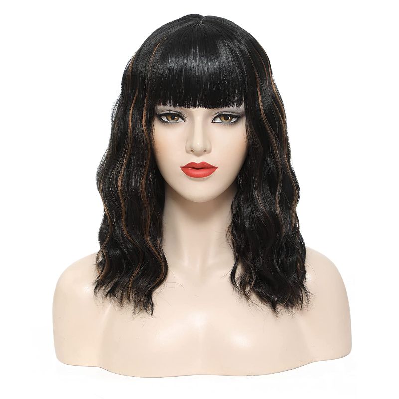 Photo 1 of Synthetic Hair For Daily Party Cosplay Use Curly Wigs Short Style
