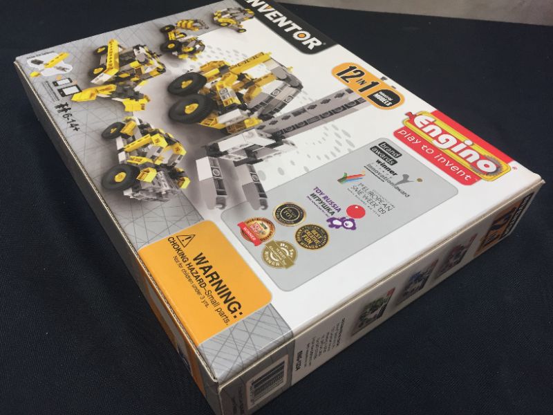 Photo 1 of Engino ENG-1234 Inventor 12 Model Industrial Kit--brand new factory sealed---
