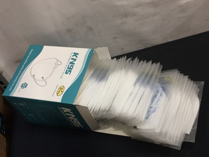 Photo 2 of YIDERBO KN95 Face Masks 50Pack, 5-Ply Breathable Disposable Face Mask Filter Efficiency?95%, White
