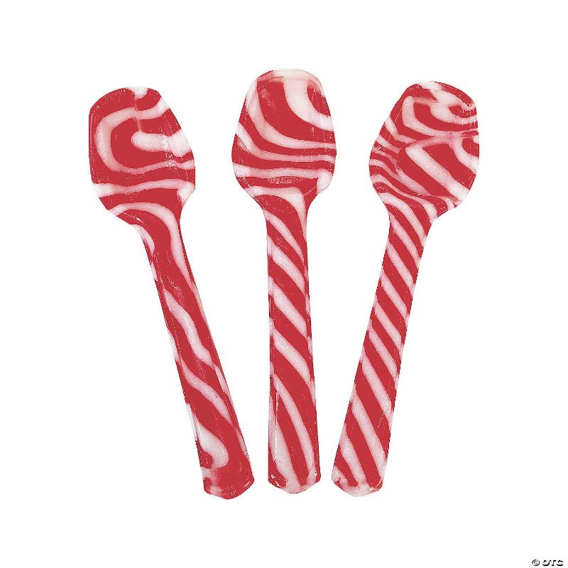 Photo 2 of 12 Pieces Peppermint Candy Cane Spoons- VBIZ BB: 07-30-2023