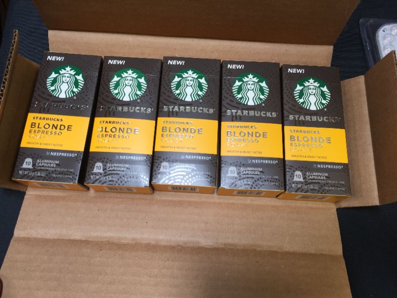 Photo 1 of *NEW* Starbucks Nespresso Blonde Espresso Roast Capsules BB:06-09-2022
