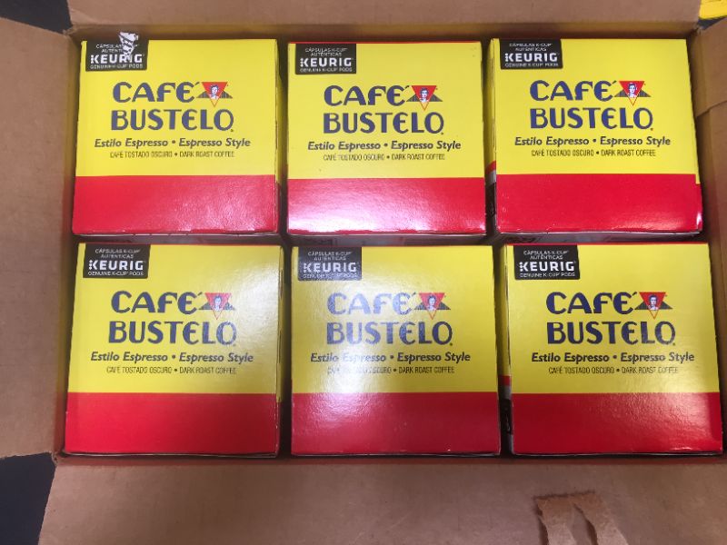 Photo 3 of CAFE BUSTELO ESPRESSO STAY 6 PACK
EXP 04.10.2023