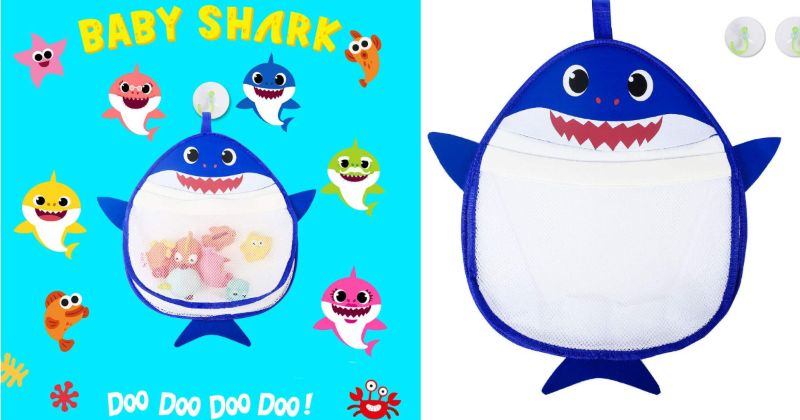 Photo 1 of baby shark bath toy organizer