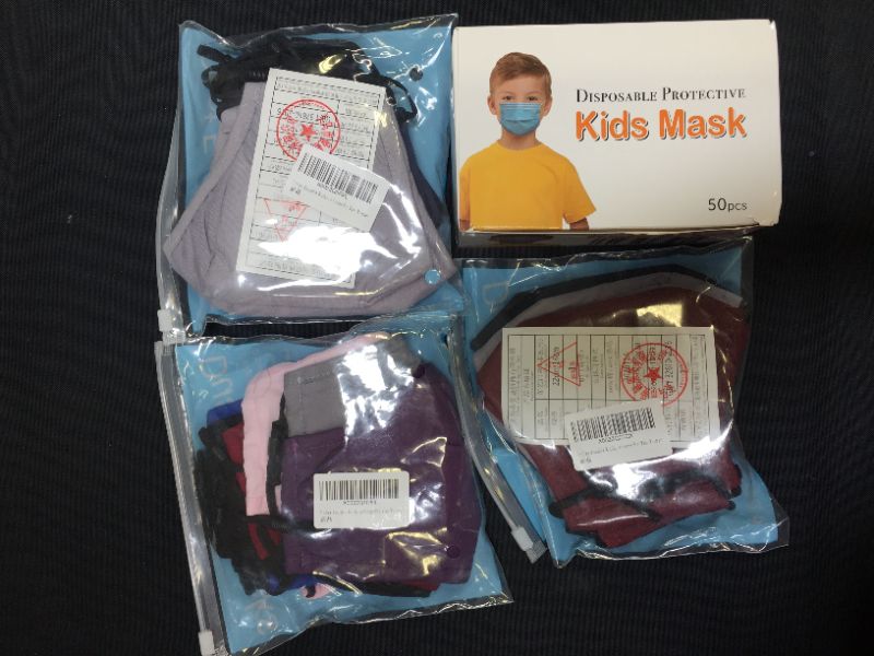 Photo 1 of VARIOUS FACE MASK SOLD AS IS
CLOTH AND DISPOSABLE 