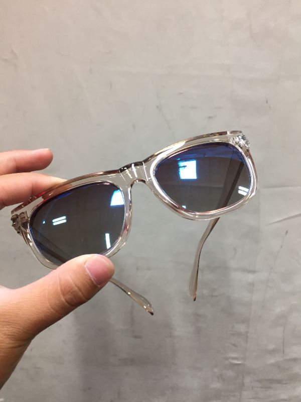 Photo 1 of SOJOS Fashion Square UV400 Sunglasses with Subulate Rivets BOOM SJ2145 BLUE HUE