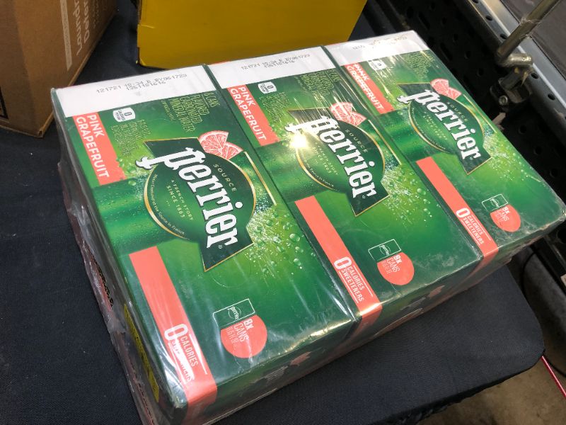 Photo 1 of 3 Perrier Sparkling Water,   24 CANS BB-6/23
