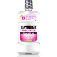 Photo 1 of 2 pack Listerine 24-HR Tooth Sensitivity Relief & Protection Alcohol-Free Formula Sensitivity Mouthwash, Fresh Mint Flavor, 16.9 Fl Oz
