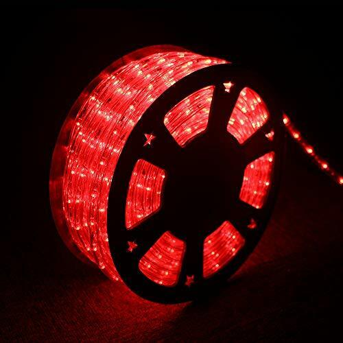 Photo 1 of Ainfox LED Rope Light 150Ft 1620 LEDs Indoor Outdoor Waterproof LED Strip Light...
