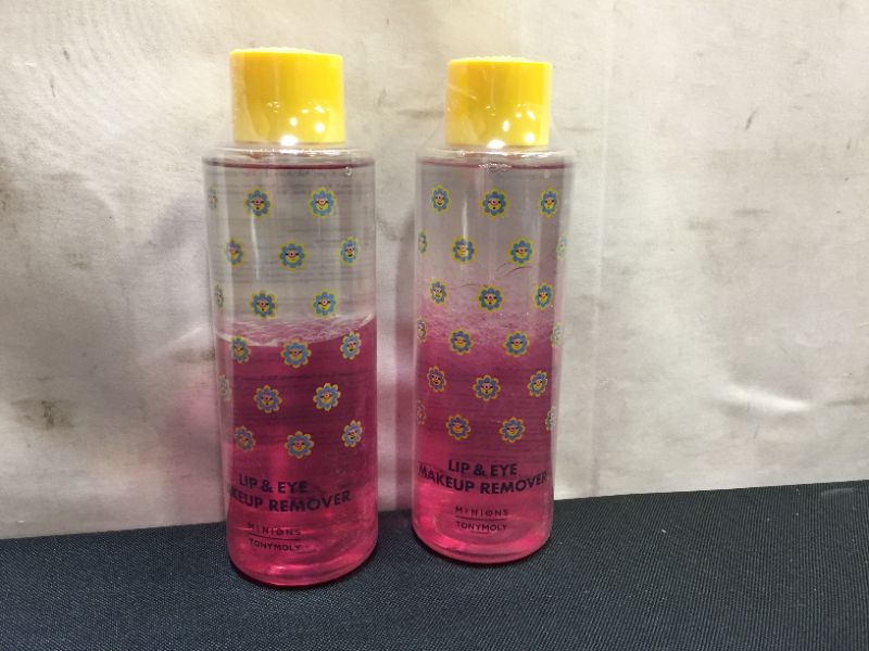 Photo 2 of 2 Pack Brand New Sealed Tony Moly Minions Lip and Eye Makeup Remover 250 ml / 8.45 oz
