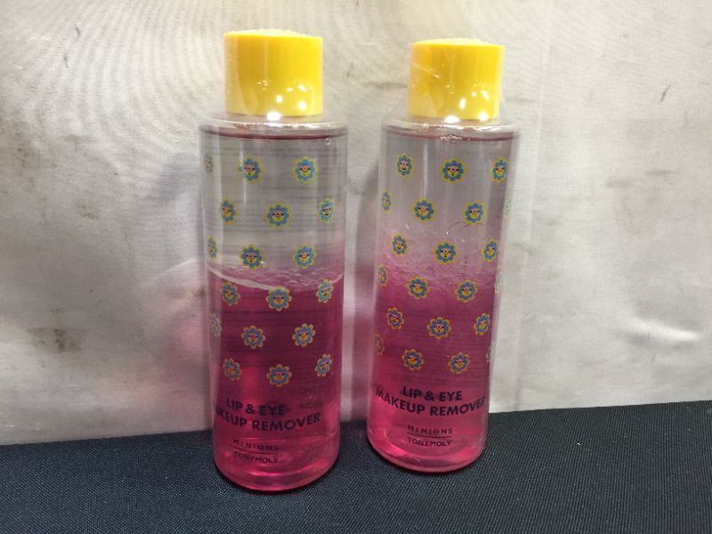 Photo 4 of 2 Pack Brand New Sealed Tony Moly Minions Lip and Eye Makeup Remover 250 ml / 8.45 oz
