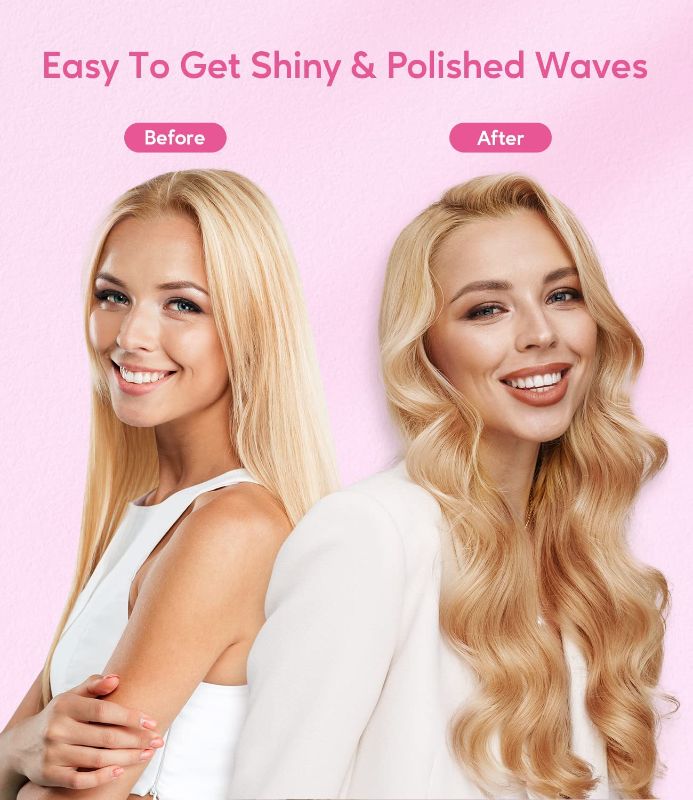 Photo 1 of FARERY 1.25 Inch Curling Iron for Polished and Loose Curls, Tourmaline Ceramic Curling Iron Wand 1 1/4 Inch with Keratin&Argan Oil Infused, 6 Adjustable Temp Hair Curling Iron with Auto Shut-Off
