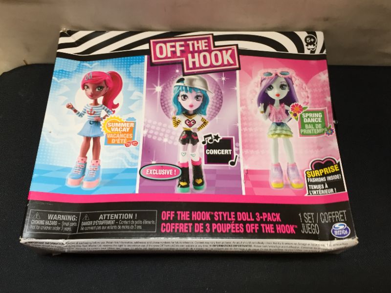 Photo 2 of  3 pcs in Pack Off the Hook Style Dolls, 4"NIB
