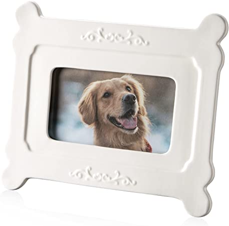 Photo 1 of Y YHY Cute Picture Frames, Easter Decor Picture Frame for Dog - Pet Memorial Gifts or Easter Gifts - Will Show Someone You Care, White Photo Frame, 8x7 Dog Memorial Picture Frame
