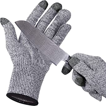 Photo 1 of Cut Resistant Gloves, Cutting Gloves with Touch Screen for Oyster Shucking?Food Grade Level 5 Protection
