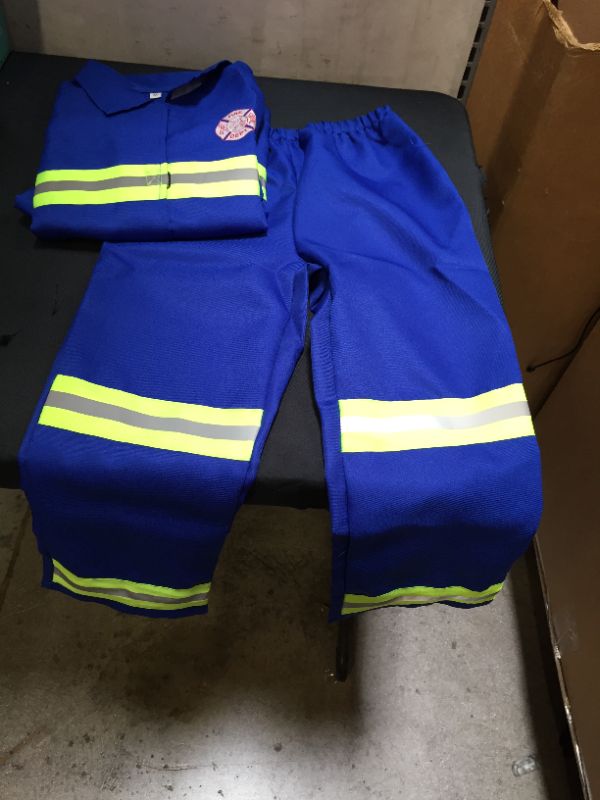 Photo 1 of fire dept costume for kids size M