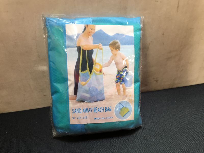 Photo 2 of Big Mesh Beach Bag Sand Away Swimming for Kids Toy Bag Storage Portable
