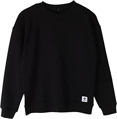 Photo 1 of Softere Long Sleeve comfortable Crewneck Sweatshirt - Black, Medium 
