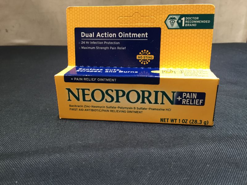 Photo 1 of + Pain Relief Dual Action Topical Antibiotic Ointment BB: 09-2022