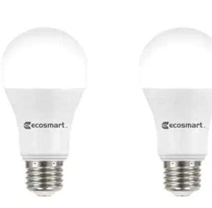 Photo 1 of 75-Watt Equivalent A19 Dimmable Energy Star LED Light Bulb Bright White (2-Pcs)
2 pack (4pcs total)
