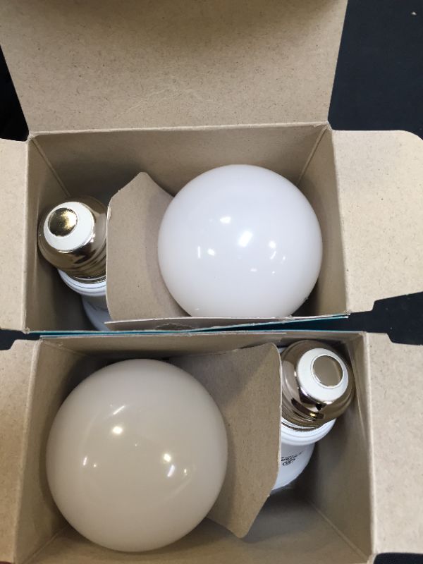 Photo 3 of 75-Watt Equivalent A19 Dimmable Energy Star LED Light Bulb Bright White (2-Pcs)
2 pack (4pcs total)
