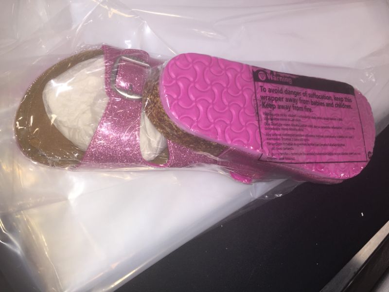 Photo 2 of Women Slides Sandals, Ladies Slipper Cork Footbed with Adjustable Straps Size 11
