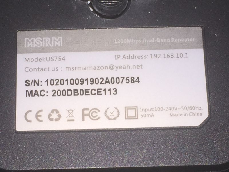 Photo 2 of MSRM US754AC 1200Mbps DUAL-BAND REPEATER