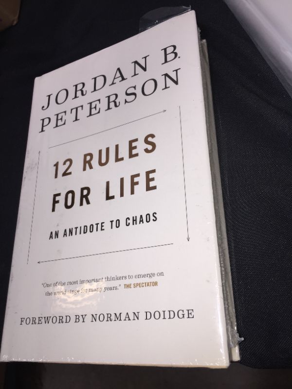 Photo 2 of 12 Rules for Life: An Antidote to Chaos Hardcover – January 23, 2018
by Jordan B. Peterson 