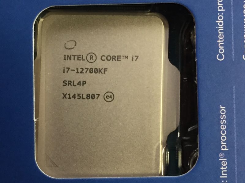 Photo 4 of Intel Core i7-12700KF Desktop Processor 12 (8P+4E) Cores up to 5.0 GHz Unlocked  LGA1700 600 Series Chipset 125W
