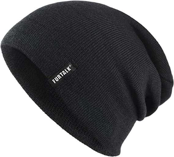 Photo 1 of FURTALK Beanie for Men Women Cuffed Plain Skull Hat Unisex Winter Knit Cap Men and Womens Beanie (ONE SIZE FITS MOST)
