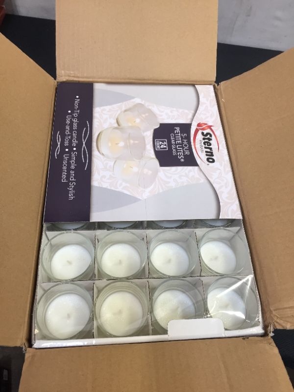 Photo 2 of 20 Pack Warm White Unscented Clear Glass Filled Votive Candles. Hand Poured Wax Candle Ideal Gifts for Aromatherapy Spa Weddings Birthdays Holidays Party (Warm White)
