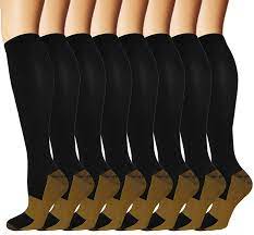 Photo 1 of NEW YOUNG COMPRESSION SOCKS FOR WOMEN&MEN 15-20MMGHG BLACK MEDICAL COMPRESSION STOCKINGS SIZE MEDIUM