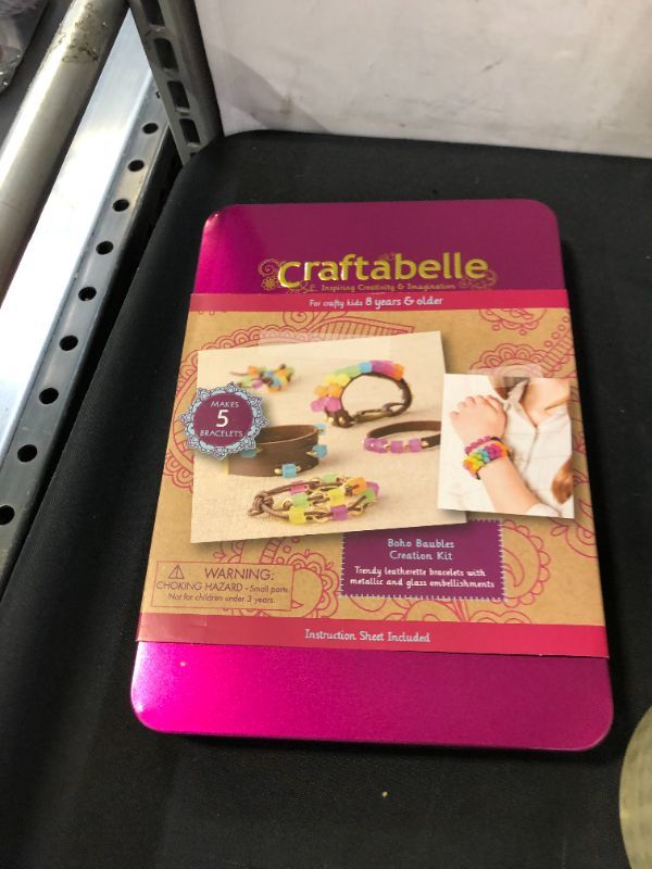 Photo 1 of Craftabelle – Boho Baubles Creation Kit – Bracelet Making Kit – 101pc Jewelry Set with Beads – DIY Jewelry Kits for Kids Aged 8 Years +
