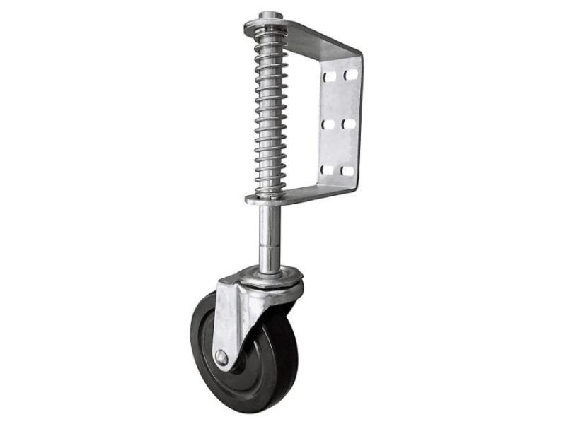 Photo 1 of 5-Inch Spring Loaded Gate Caster, 220-lb Load Capacity
