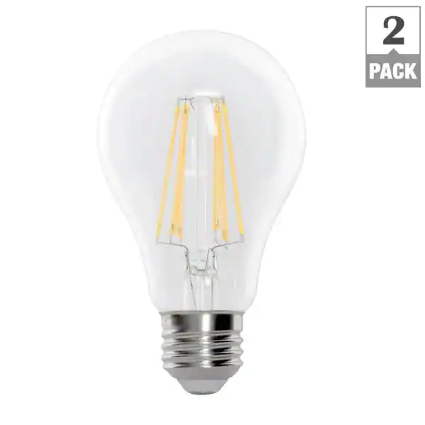 Photo 1 of 100-Watt Equivalent A21 Dimmable CEC 90+ CRI Indoor LED Light Bulb, Daylight (2-Pack)
