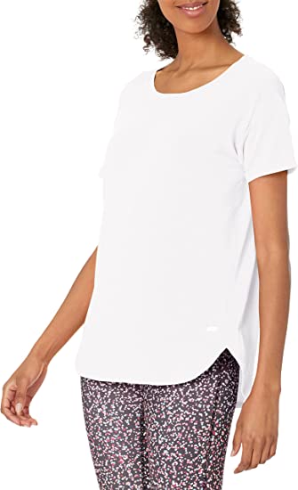 Photo 1 of Amazon Essentials Women's Studio Relaxed-Fit Lightweight Crewneck T-Shirt, Multipacks SIZE MEDIUM
