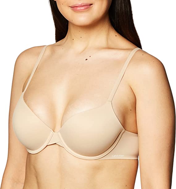 Photo 1 of Calvin Klein Women's Perfectly Fit Lightly Lined T-Shirt Bra with Memory Touch SIZE 32C
