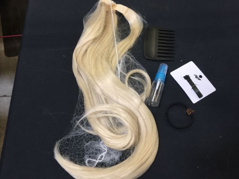 Photo 1 of seikea clip in ponytail extension blonde 