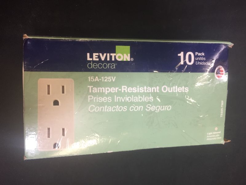 Photo 1 of Leviton Duplex Tamper Resistant Receptacle 15 A