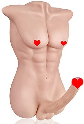 Photo 1 of Male Sex Doll with Realistic Dildo Sex Toys for Women, Male Torso Penis Love Doll with Tight Anal Sex for Female Masturbation Couple Sex Fun Threesome Unisex Toys (18.74LB)
