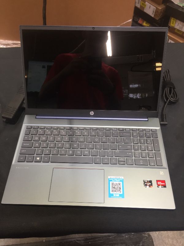 Photo 4 of 2021 HP Pavilion 15.6" FHD IPS Gaming Laptop, Intel Core i5-10300H Processor, 8GB RAM, 256GB SSD, NVIDIA GeForce GTX 1650, Backlit Keyboard, HDMI, Webcam, WiFi, Windows 10, Black, W/ IFT Accessories
used - damaged - 