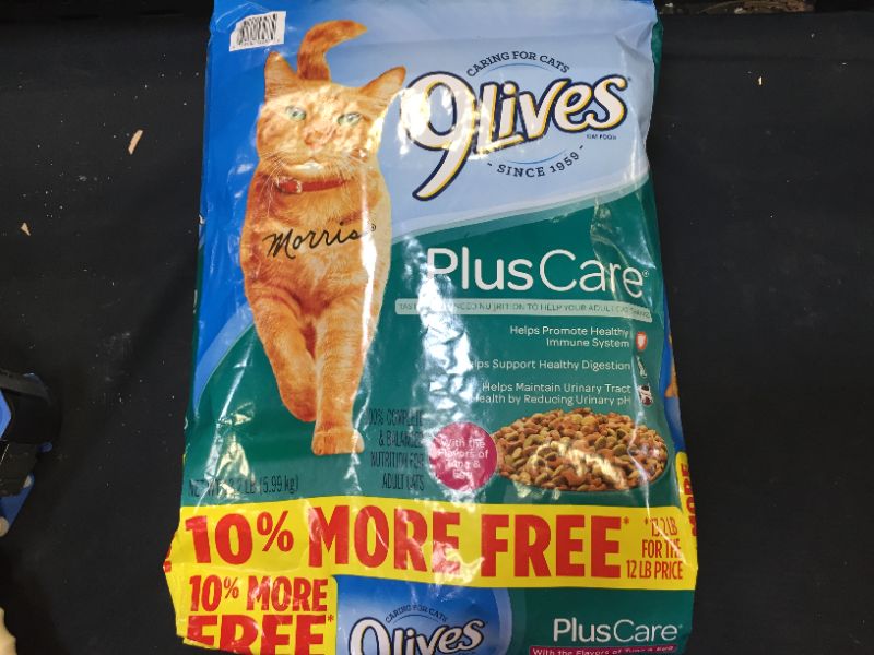 Photo 2 of 9Lives Plus Care Dry Cat Food, 13.3 Lb (Discontinued by Manufacturer) BB-5/29/22-
