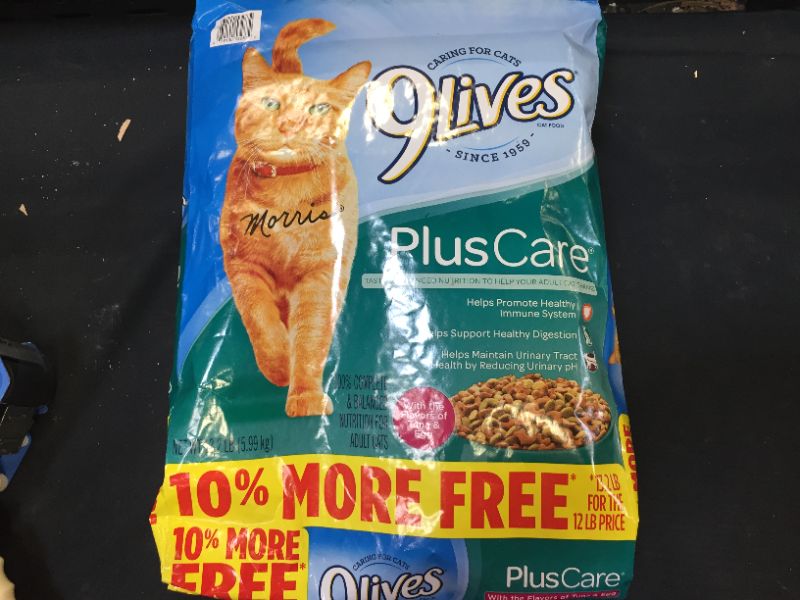 Photo 3 of 9Lives Plus Care Dry Cat Food, 13.3 Lb (Discontinued by Manufacturer) BB-5/29/22-
