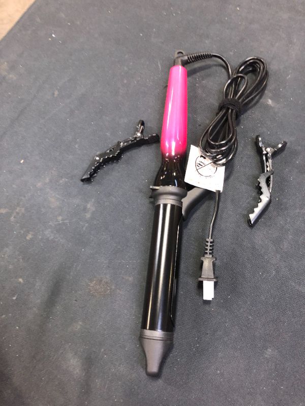 Photo 1 of FARERY 1.25 Inch Curling Iron for Polished and Loose Curls, Tourmaline Ceramic Curling Iron Wand 1 1/4 Inch with Keratin&Argan Oil Infused, 6 Adjustable Temp Hair Curling Iron with Auto Shut-Off
